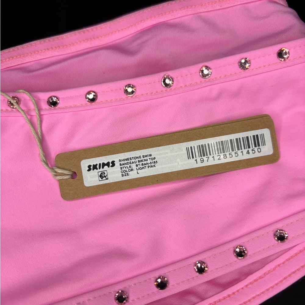 SKIMS Rhinestone Swim Bandeau - Picture 4 of 5